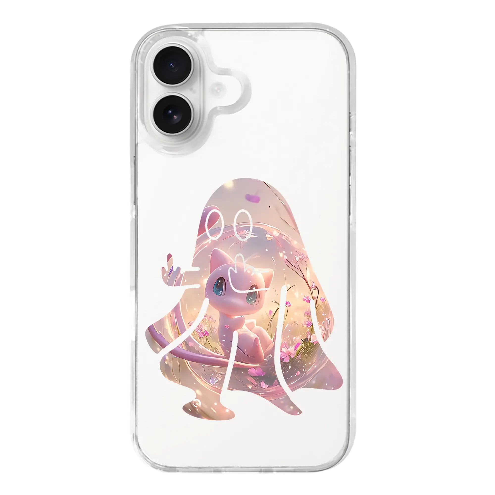 ポケモン グッズ,ミュウ - iPhone 17シリーズ 透明スマホケース – 薄型・耐衝撃・精密フィット保護カバー